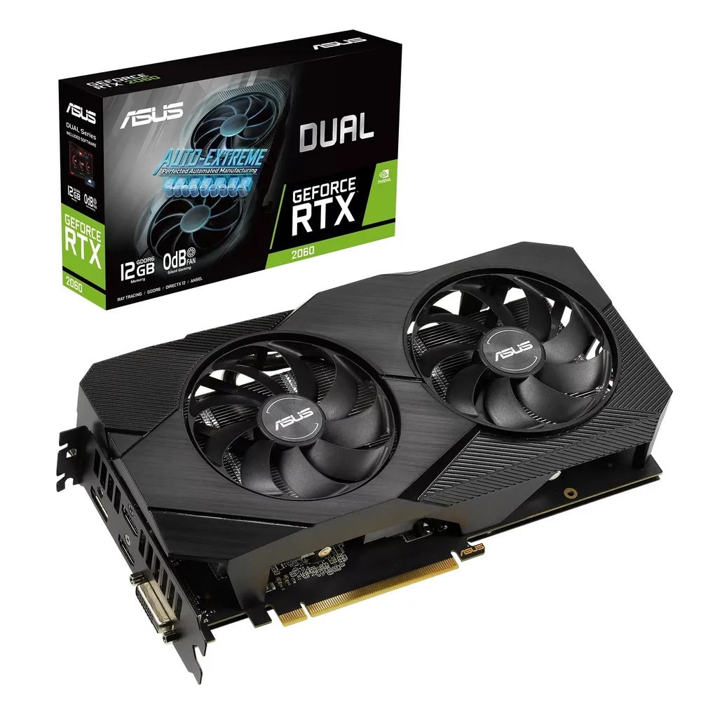 Placă Video ASUS DUAL-RTX2060-12G-EVO, 12GB GDDR6 192bit