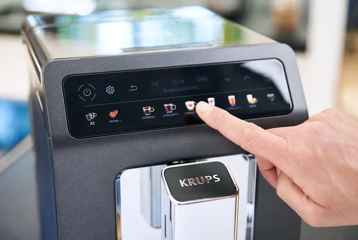 Espressor automat KRUPS EA895N10, Gri