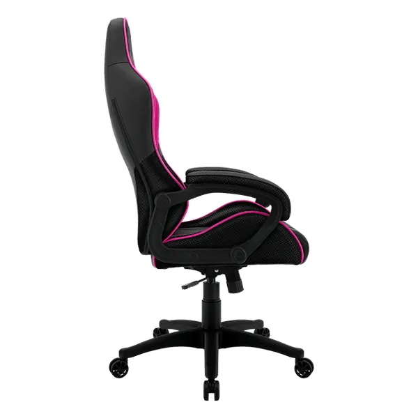 Scaun Gaming ThunderX3 BC1, PU Piele, Gri/Roz