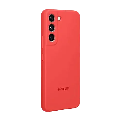 Husă Samsung Silicone Cover for Galaxy S22, Roșu