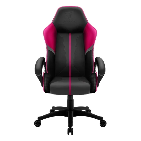 Scaun Gaming ThunderX3 BC1, PU Piele, Gri/Roz