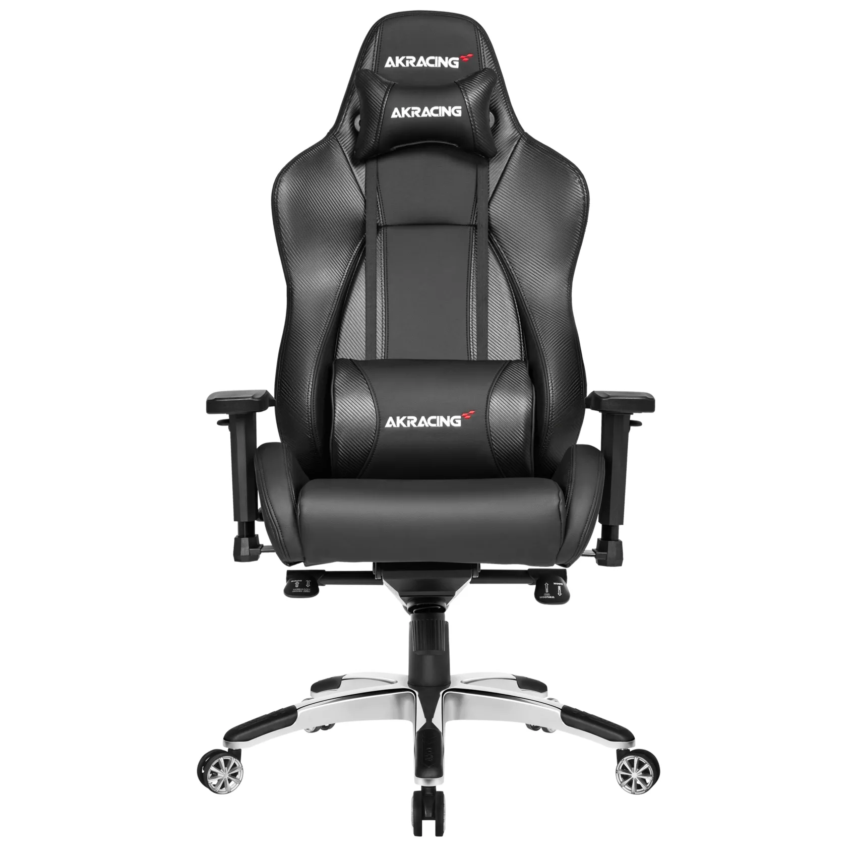 Scaun Gaming AKRacing MASTERS Premium, PU piele, Negru