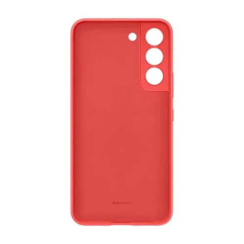 Husă Samsung Silicone Cover for Galaxy S22, Roșu