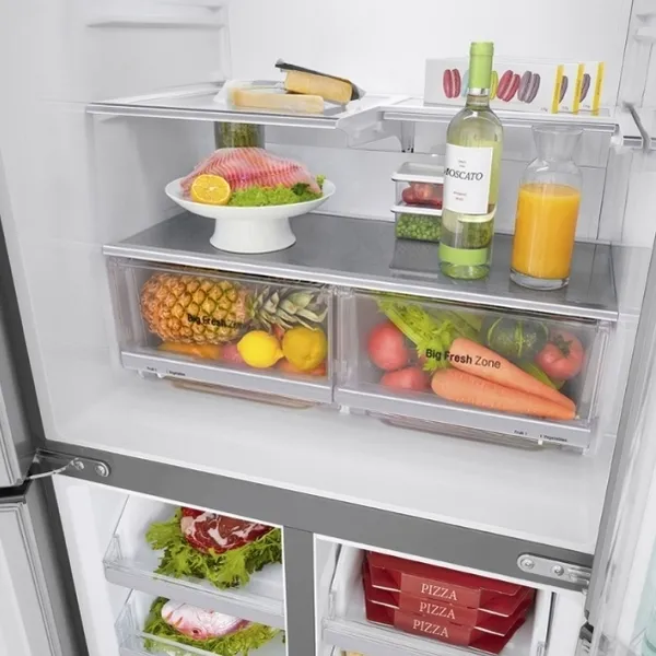 Frigider LG GC-Q22FTAKL, Argintiu