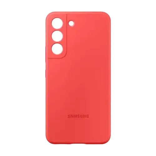 Husă Samsung Silicone Cover for Galaxy S22, Roșu