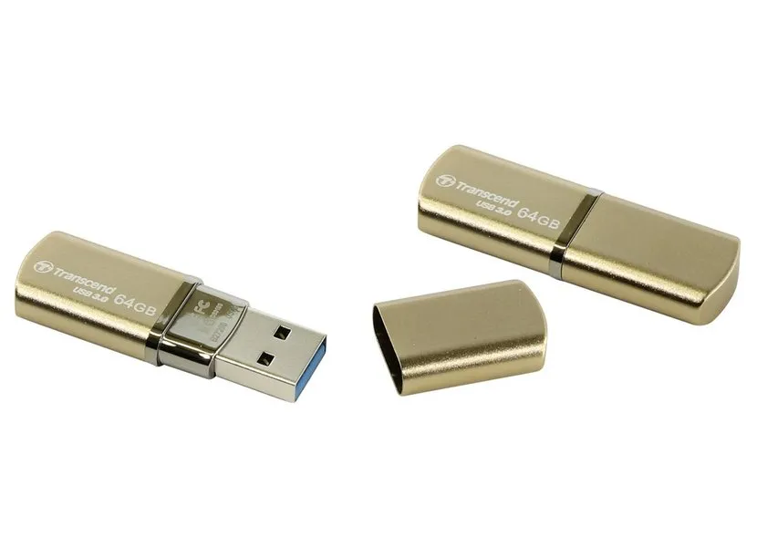 USB Flash накопитель Transcend JetFlash 820, 64Гб, Золотистый