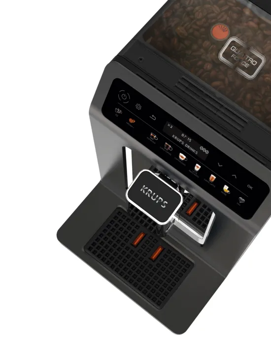 Espressor automat KRUPS EA895N10, Gri