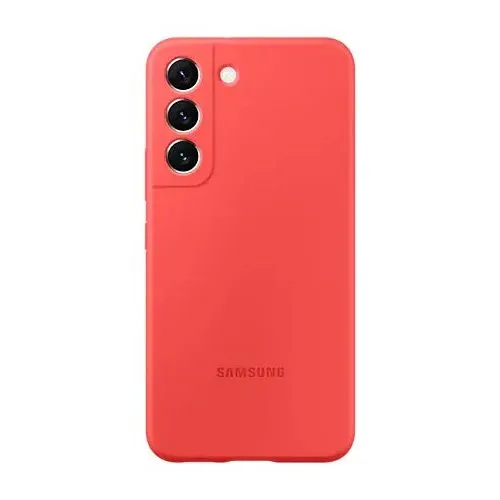 Husă Samsung Silicone Cover for Galaxy S22, Roșu