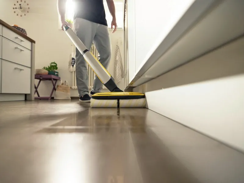 Mop electric Karcher FC 7 Cordless, Galben