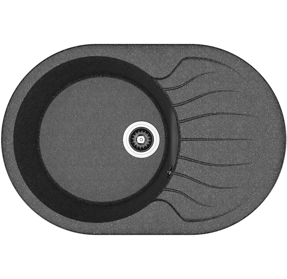 Кухонная мойка из камня Dr.Gans Berta 760 (Чёрный)