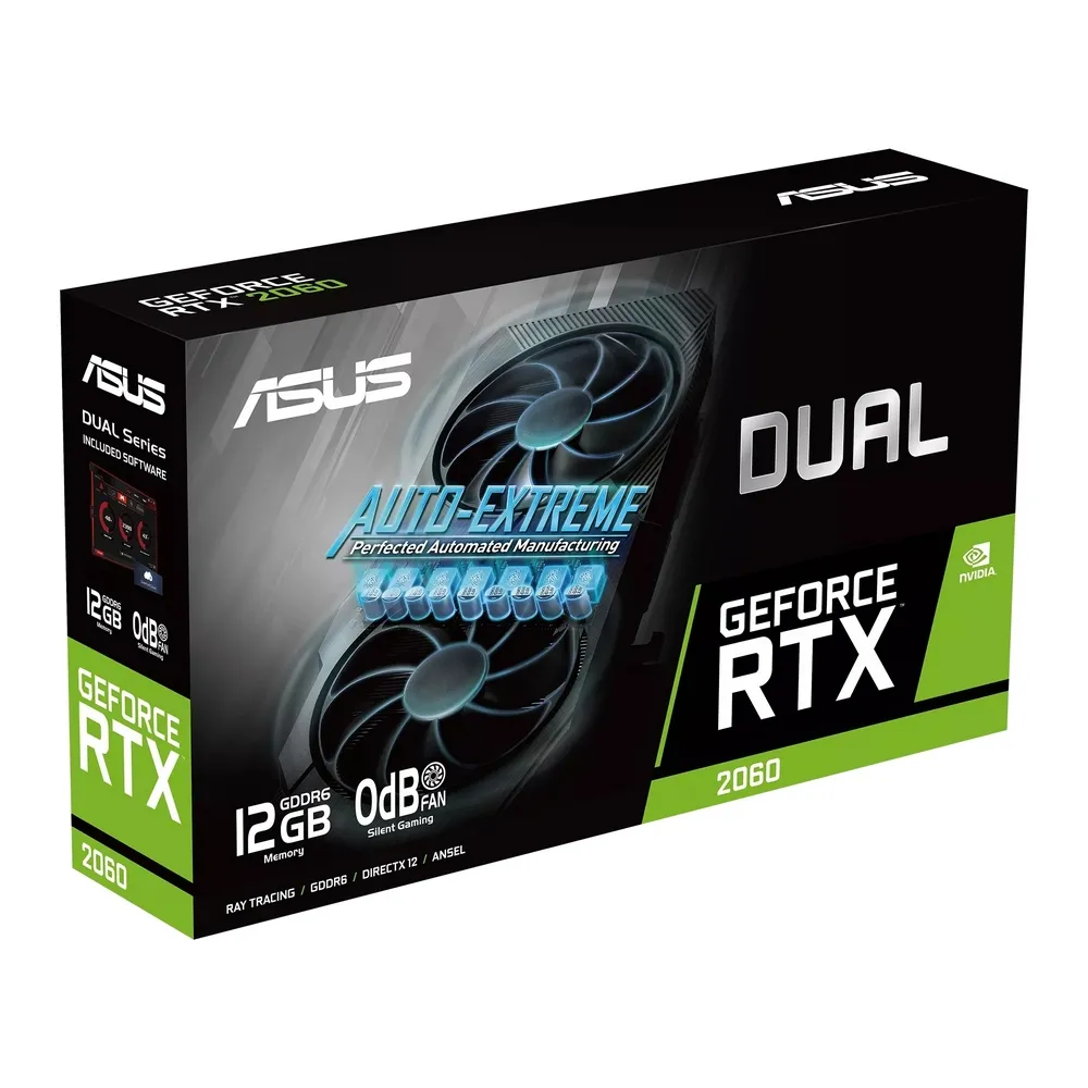 Placă Video ASUS DUAL-RTX2060-12G-EVO, 12GB GDDR6 192bit