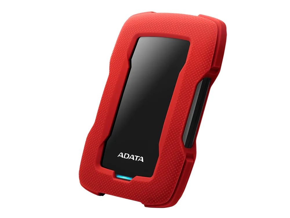 Внешний портативный жесткий диск ADATA HD330, 1 ТБ, Красный (AHD330-1TU31-CRD)