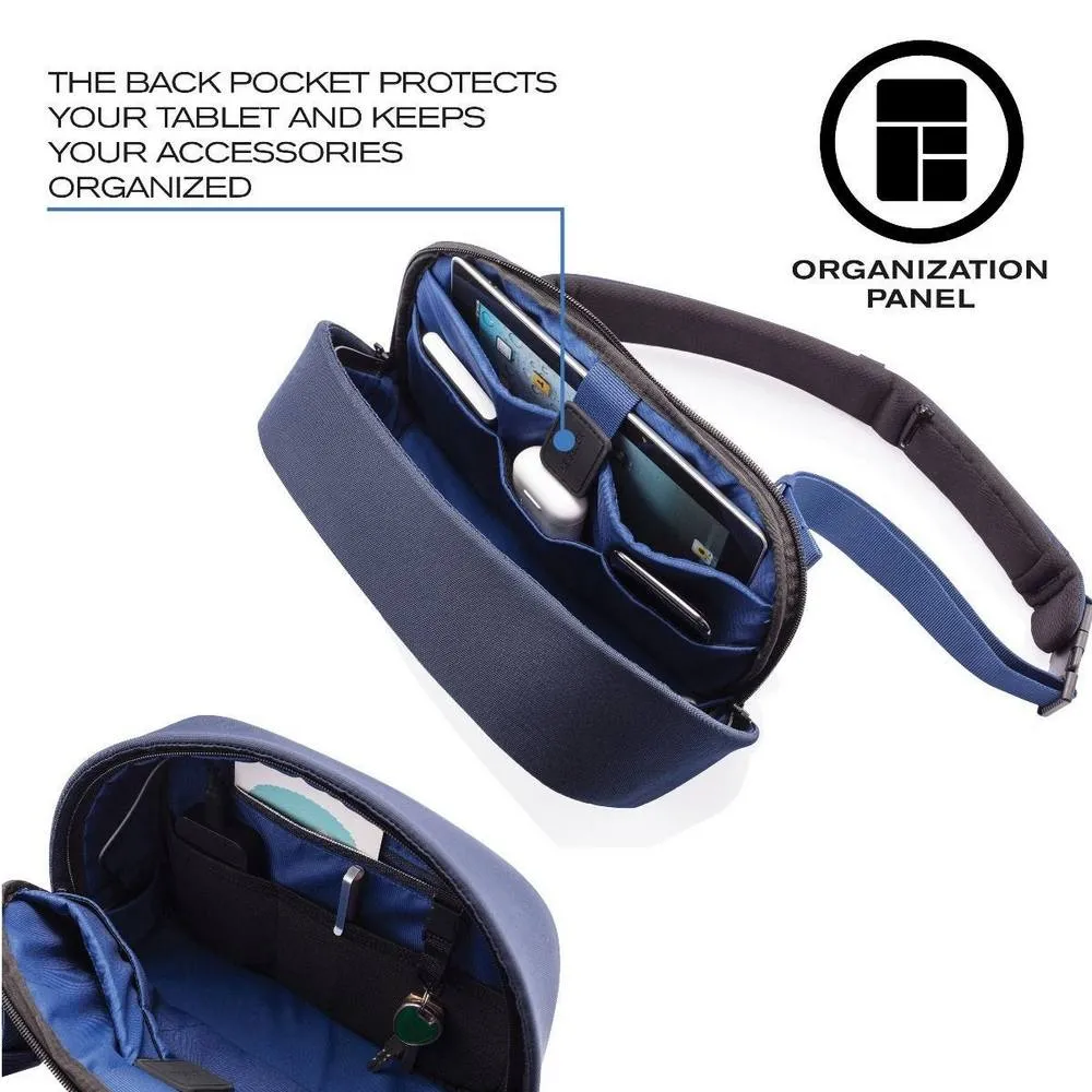 Geantă pentru Tabletă Bobby Sling, 9,7", Poliester, Albastru închis