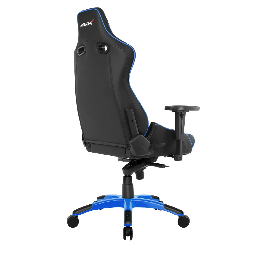 Scaun Gaming AKRacing MASTERS Pro, PU piele, Albastru