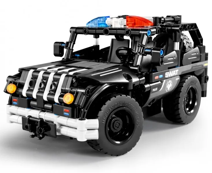 Constructor cu telecomandă XTech Police Car