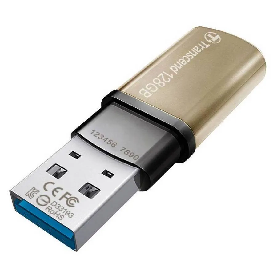 USB Flash накопитель Transcend JetFlash 820, 128Гб, Золотистый