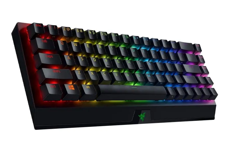 Wireless Gaming Keyboard Razer BlackWidow V3 Mini, 65%, Green SW, RGB, US Layout, 2.4gHz/BT