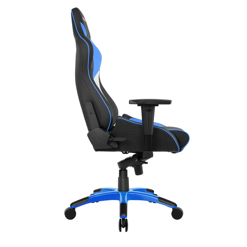 Scaun Gaming AKRacing MASTERS Pro, PU piele, Albastru