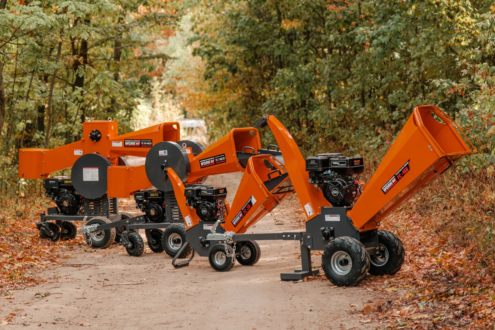 Измельчитель веток бензиновый TechnoWorker TC 7-60 B 