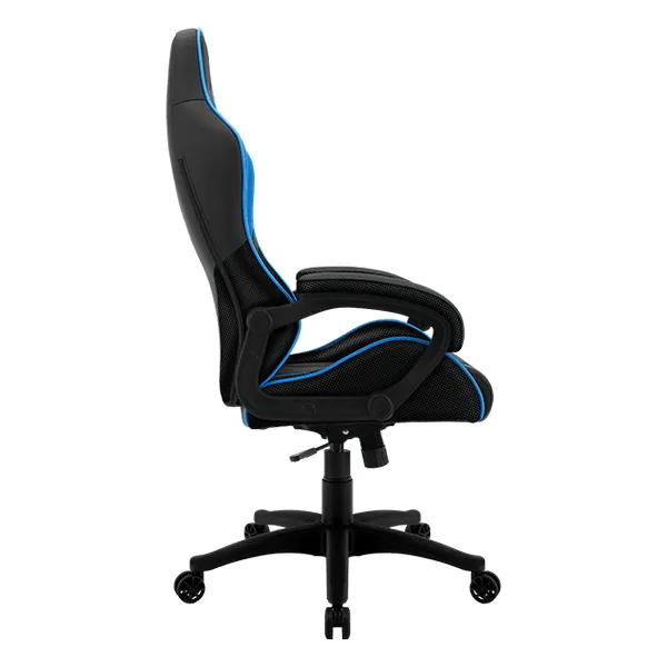 Scaun Gaming ThunderX3 BC1, PU Piele, Gri/Albastru