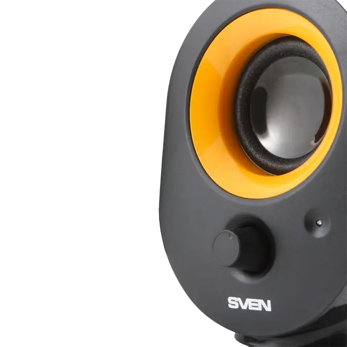 Boxe pentru calculator 2.0 SVEN "316", Negru/Portocaliu