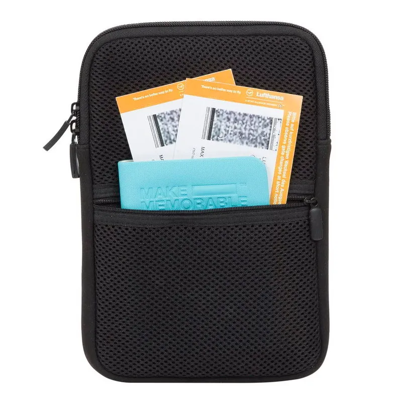 Органайзер для путешествий RivaCase Antishock, 8", Полиэстер, Чёрный
