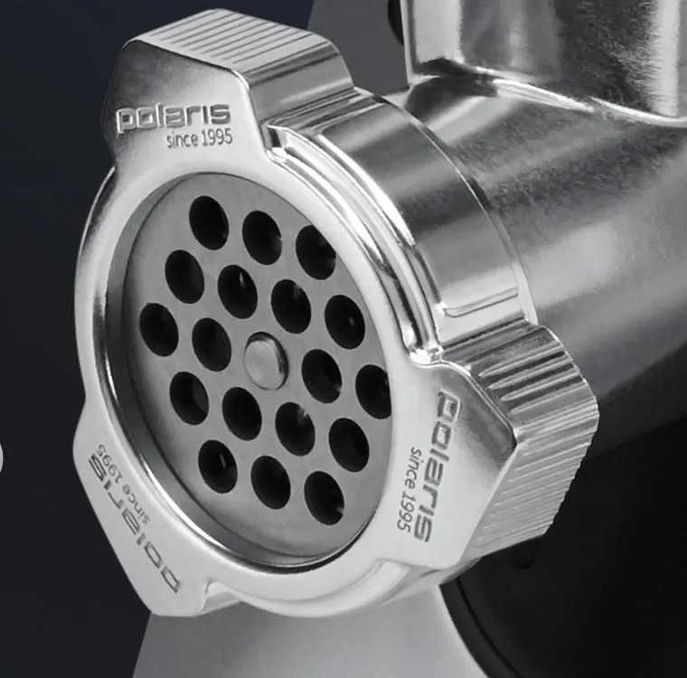 Mașină de tocat carne Polaris PMG2546, Oțel Inoxidabil Negru