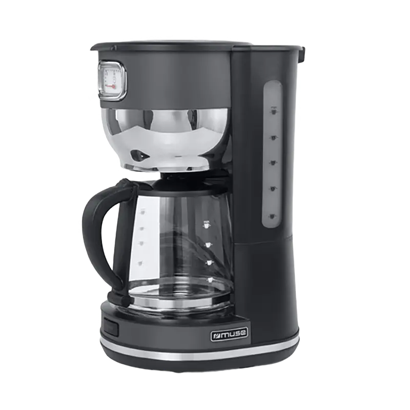 Капельная Кофеварка MUSE MS-220 DG, 1000Вт, Чёрный