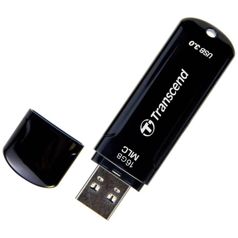 USB Flash накопитель Transcend JetFlash 750, 16Гб, Чёрный
