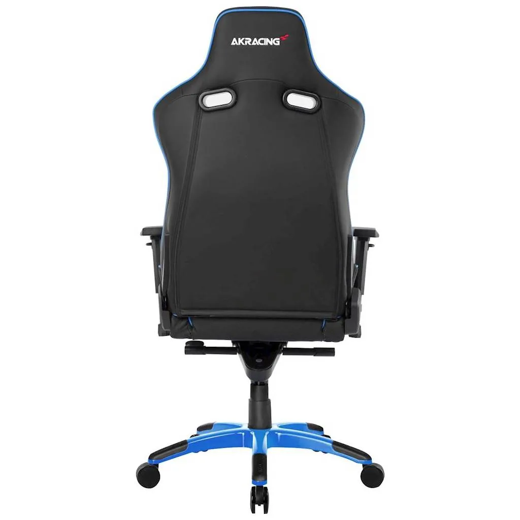 Scaun Gaming AKRacing MASTERS Pro, PU piele, Albastru