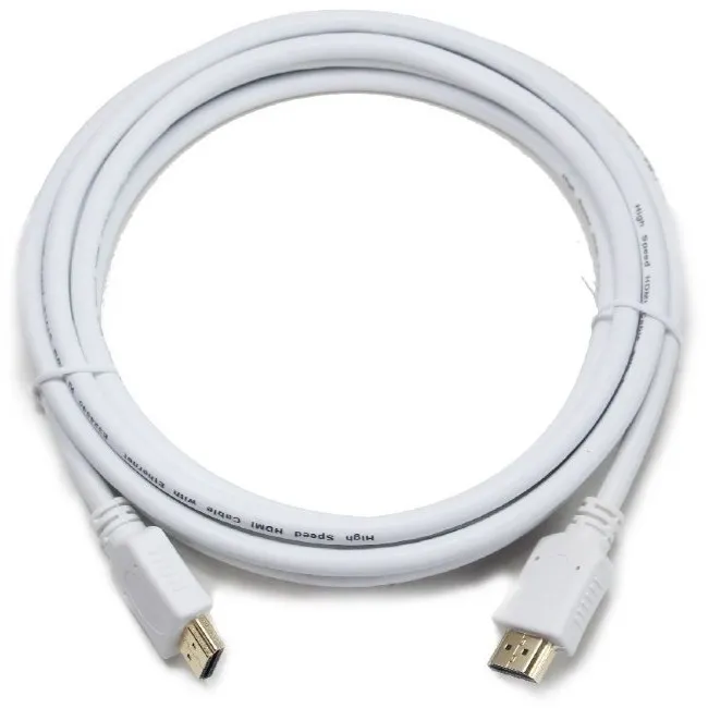 Cablu Video Cablexpert CC-HDMI4-W-6, HDMI (M) - HDMI (M), 1,8m, Alb