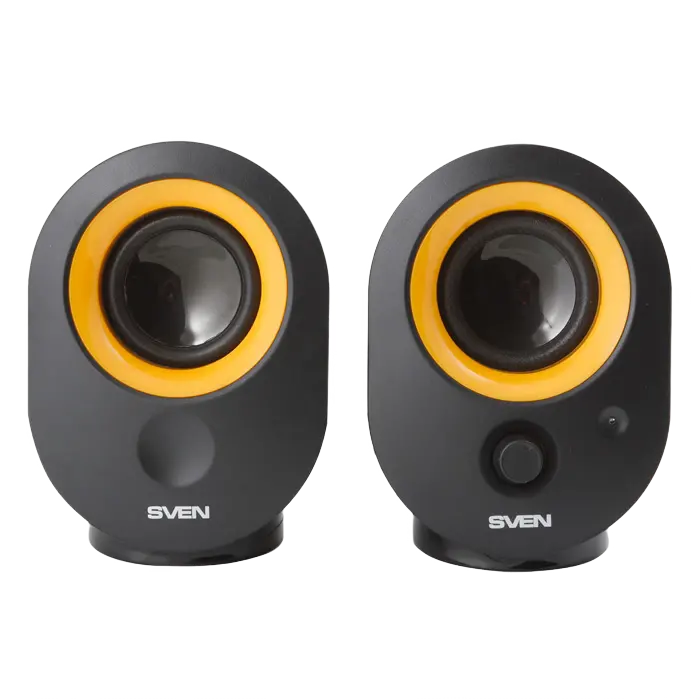 Boxe pentru calculator 2.0 SVEN "316", Negru/Portocaliu