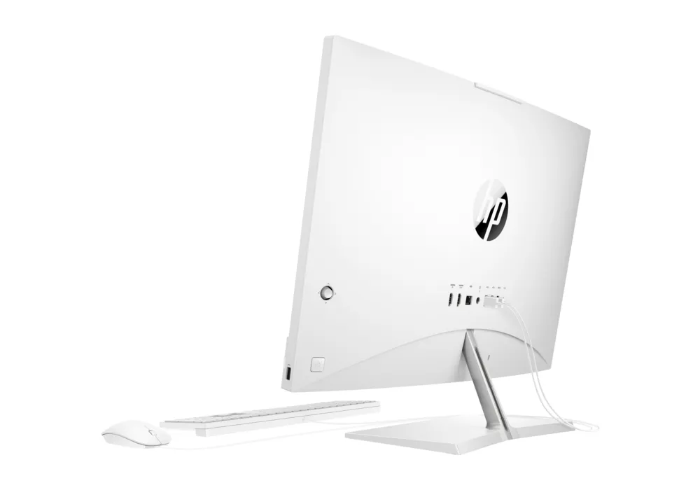 Computer All-in-One HP Pavilion 24-CA0021UR, 23,8", AMD Ryzen 5 5500U, 8GB/512GB, FreeDOS, Argintiu