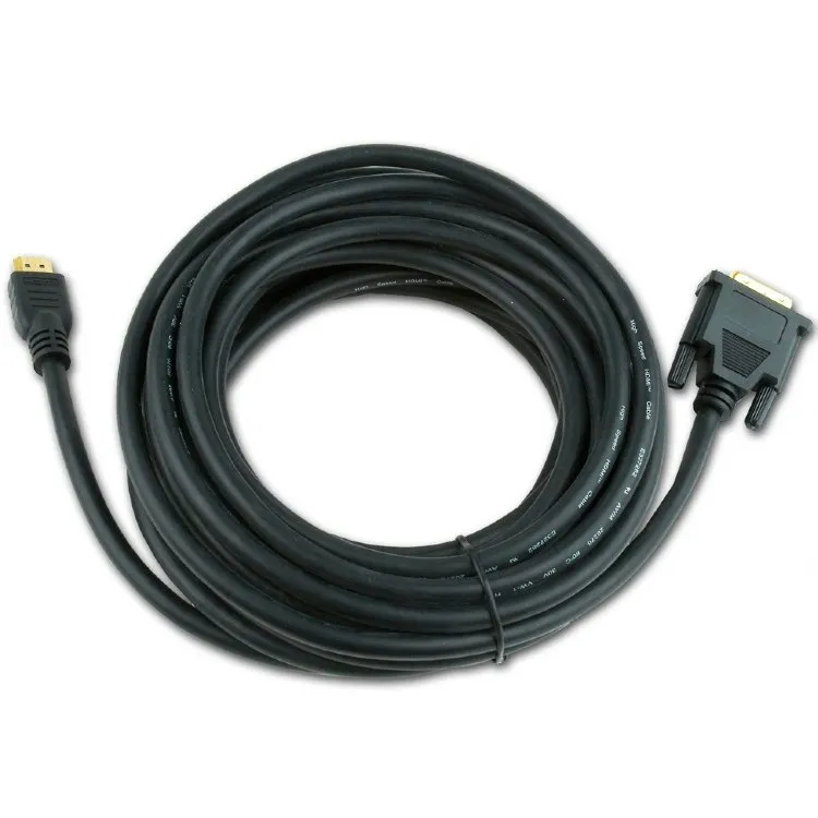 Cablu Video Cablexpert CC-HDMI-DVI-7.5MC, HDMI (M) - DVI-I (M), 7,5m, Negru