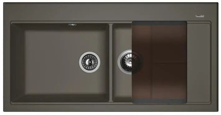 Кухонная мойка из кварца Florentina-ROSSANA Antracit