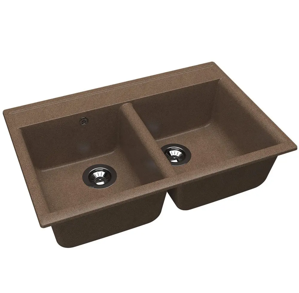 Кухонная мойка из камня Dr.Gans Astra 780х510х217 терракота