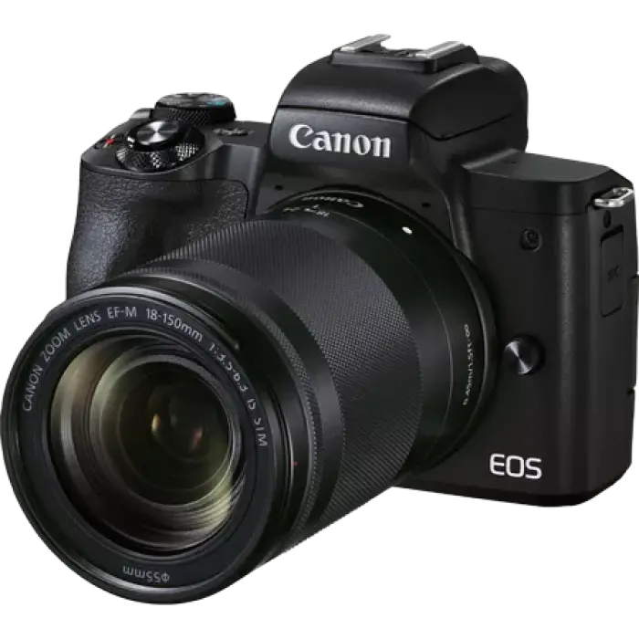 DC Canon EOS M50 Mark II, Black & EF-M 18-150mm f/3.5-6.3 IS STM KIT