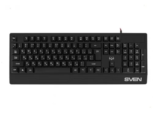 Tastatură SVEN KB-G7400, Cu fir, Negru