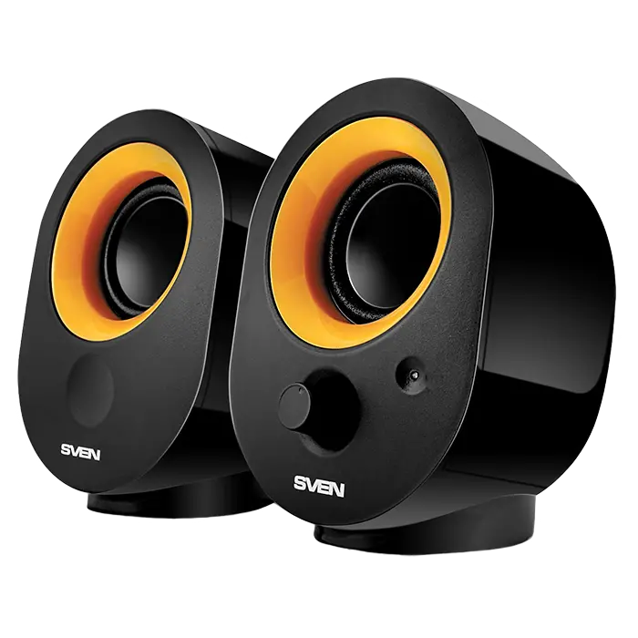Boxe pentru calculator 2.0 SVEN "316", Negru/Portocaliu