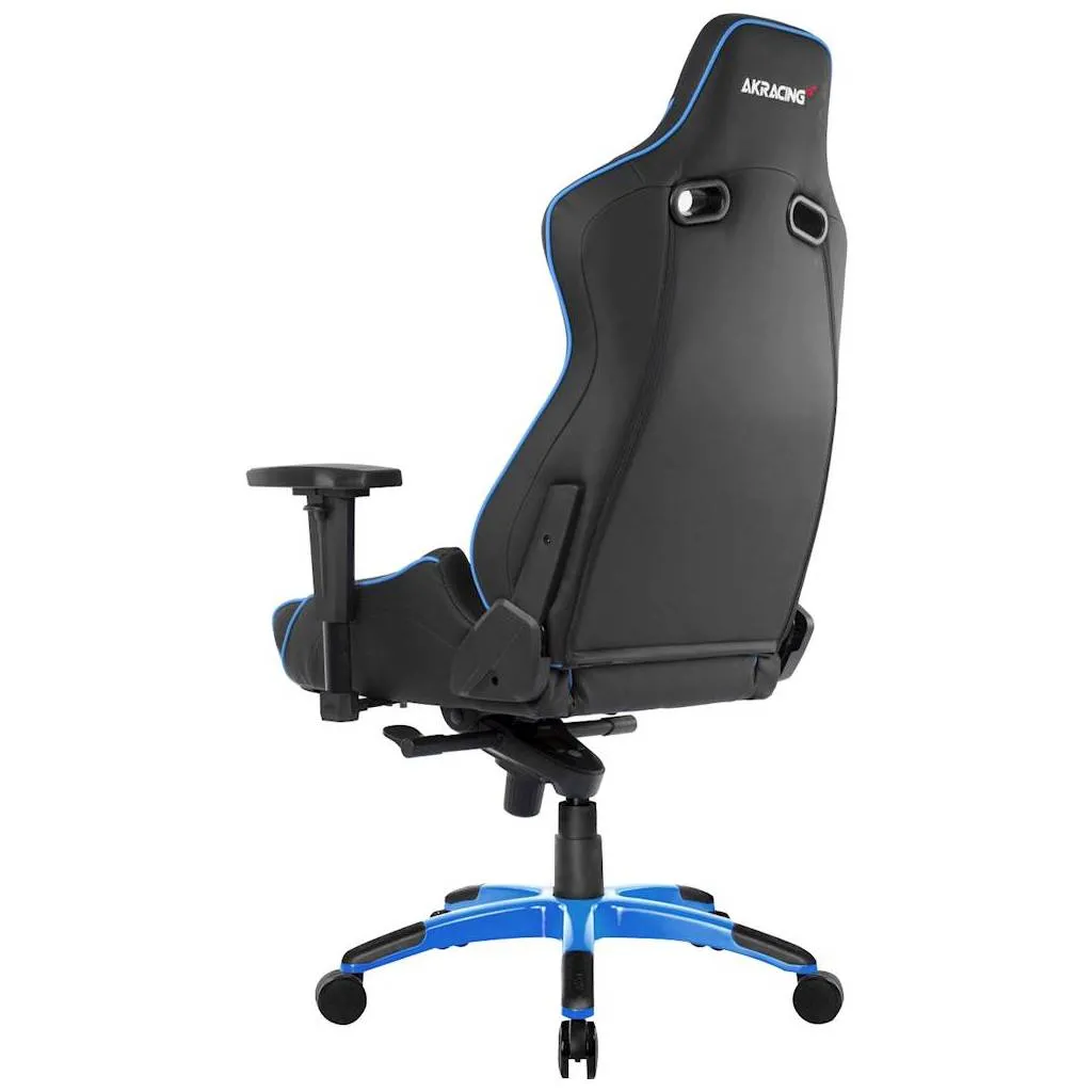 Scaun Gaming AKRacing MASTERS Pro, PU piele, Albastru