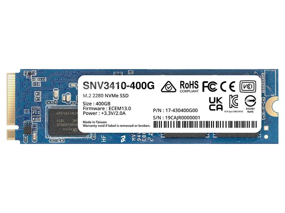 Накопитель SSD SYNOLOGY SNV3410-400G, 400Гб, SNV3410-400G