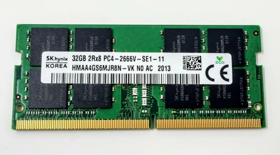 Оперативная память Hynix HMAA4GS6AJR8N-VK, DDR4 SDRAM, 2666 МГц, 32Гб, Hynix 32GB DDR4 2666 So-Dimm