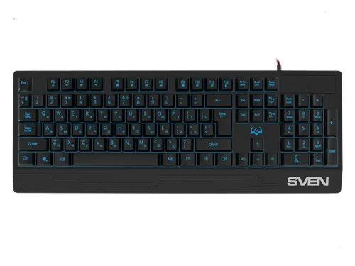 Tastatură SVEN KB-G7400, Cu fir, Negru