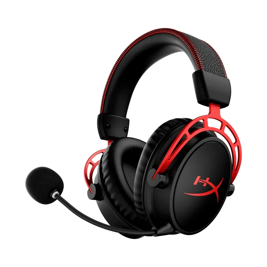 Wireless Gaming Headset HyperX Cloud Alpha, 50mm driver, 62 Ohm, 15-21khz, 103db, 335g., 2.4Ghz