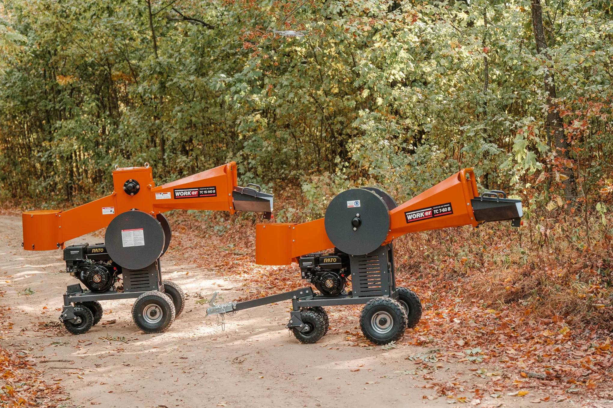 Измельчитель веток бензиновый TechnoWorker TC 7-60 B 