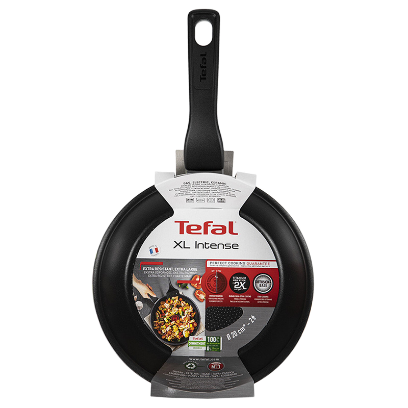 Сковорода Tefal C3840253, 20см, Чёрный