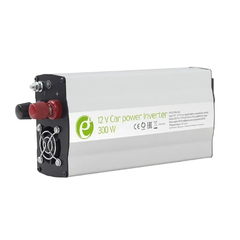 Invertor Auto Energenie EG-PWC-042, 300W, Alb