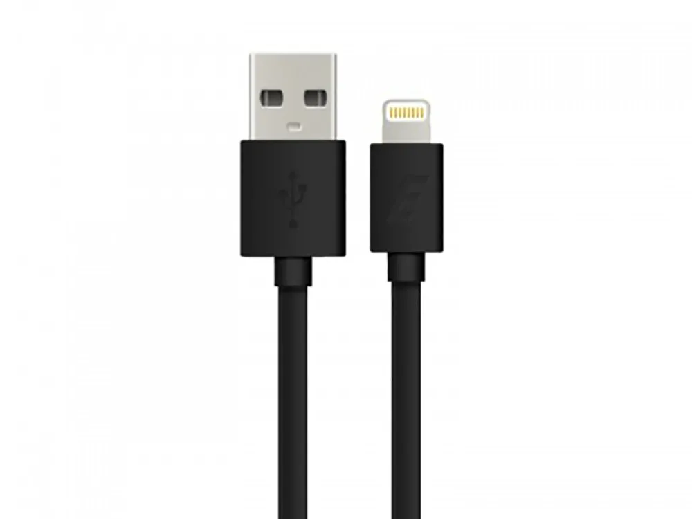 Кабель для зарядки и синхронизации Xpower Lightning cable, Flat, USB Type-A/Lightning, 1м, Чёрный