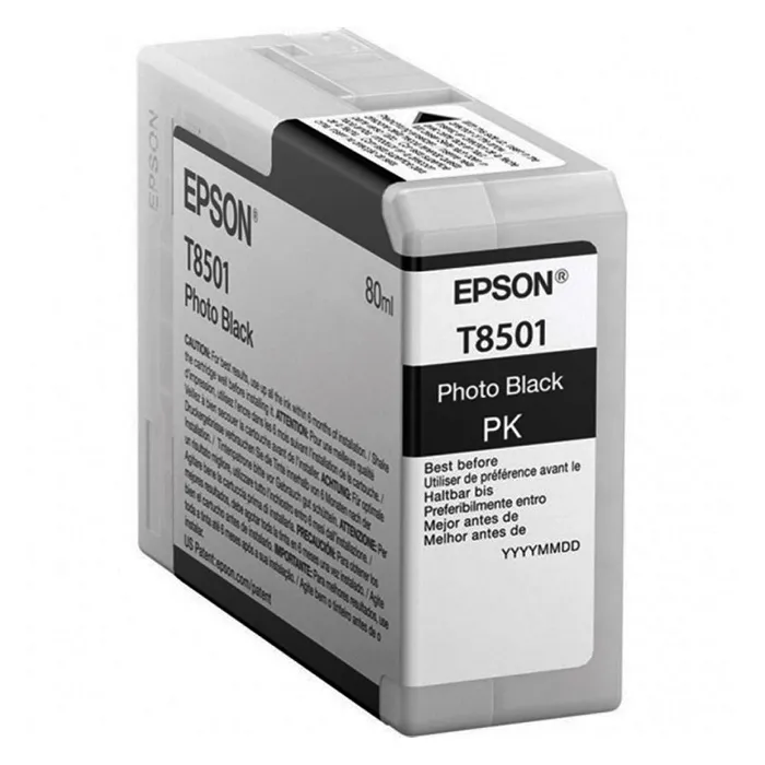 Cartuș de cerneală Epson T850 UltraChrome HD, 80ml, Negru foto