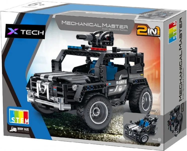 Constructor XTech Police Car